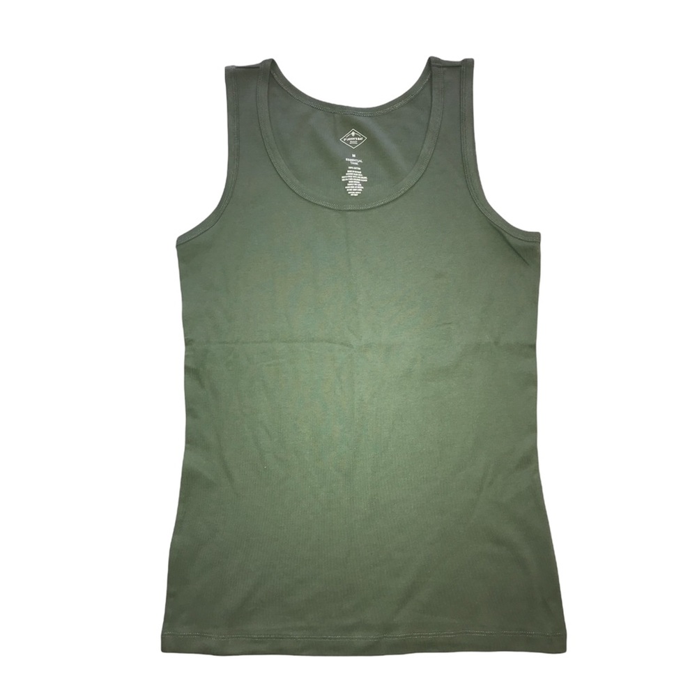 St. John’s Bay olive green medium tank